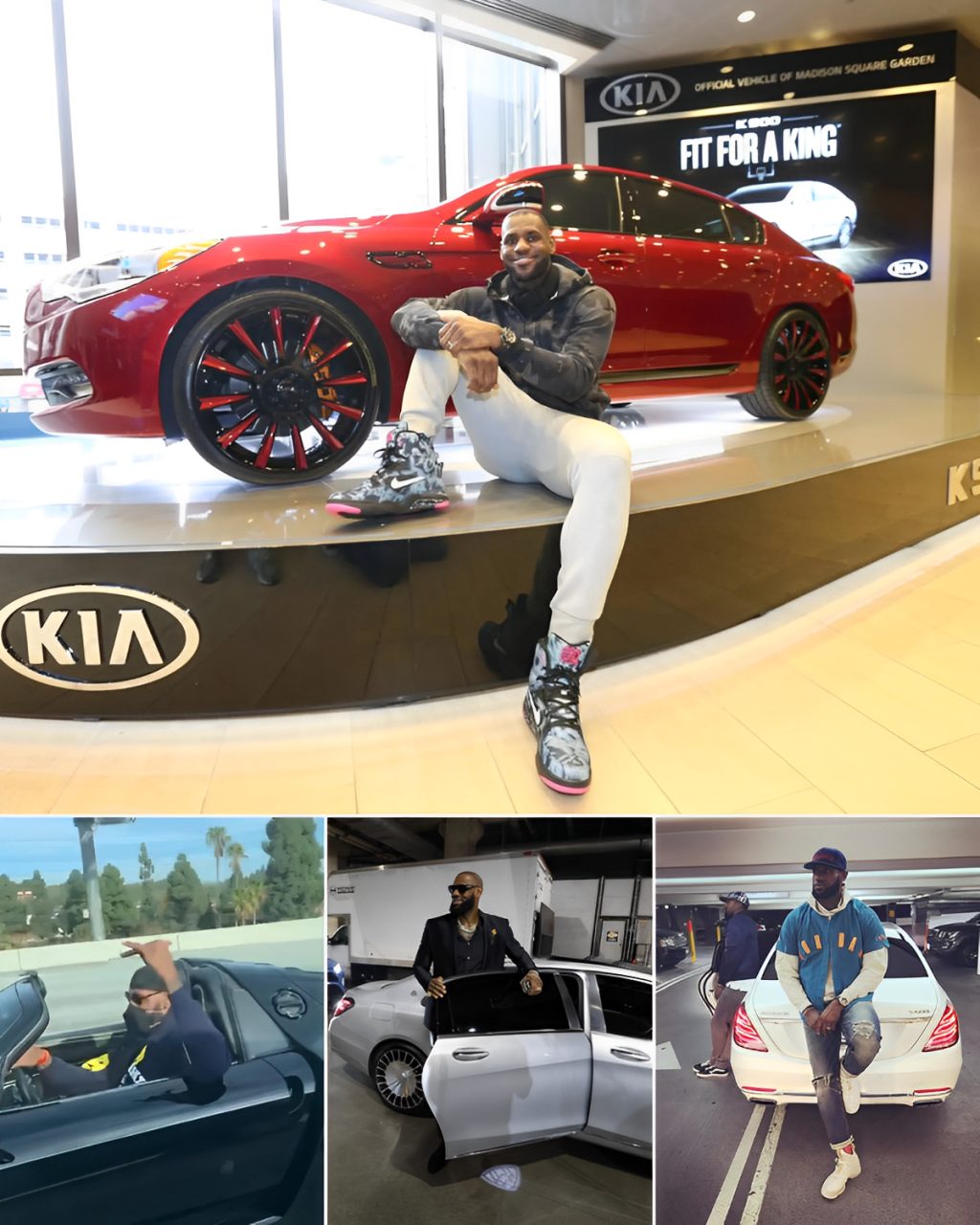 Inside LeBron James’ amazing car collection including $700k custom ...