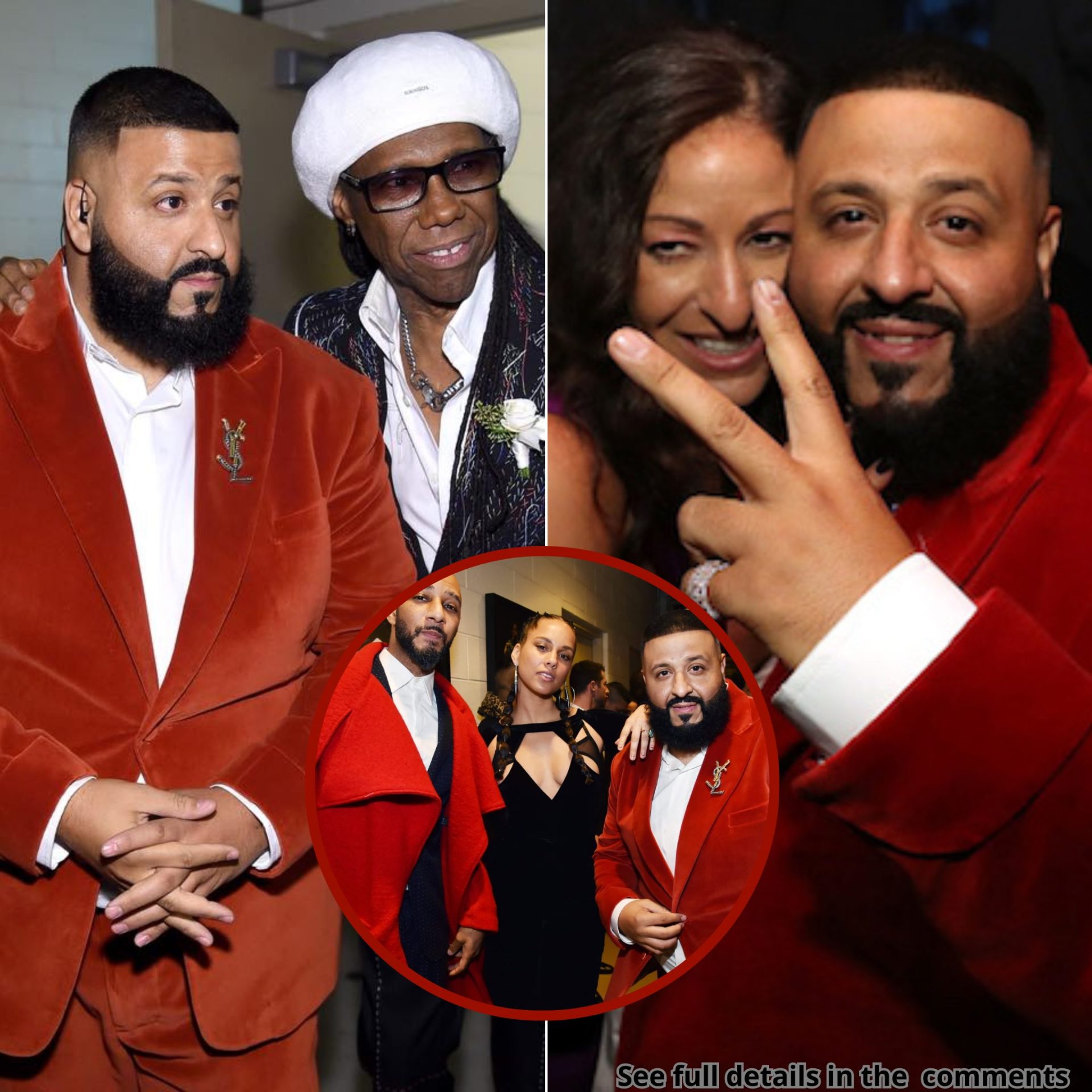 Shocking Scene Swizz Beatz Surprises with Alicia Keys at DJ Khaled's