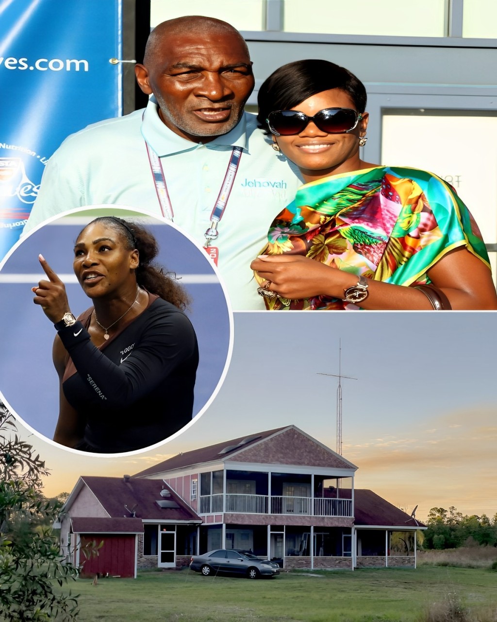 Cover Image for Creditors demand Serena Williams’ crumbling childhood home is sold in new court filing after stepmom’s $620k debt on it